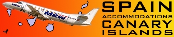 Spain CANARIES Accommodations Delivery via Courier.